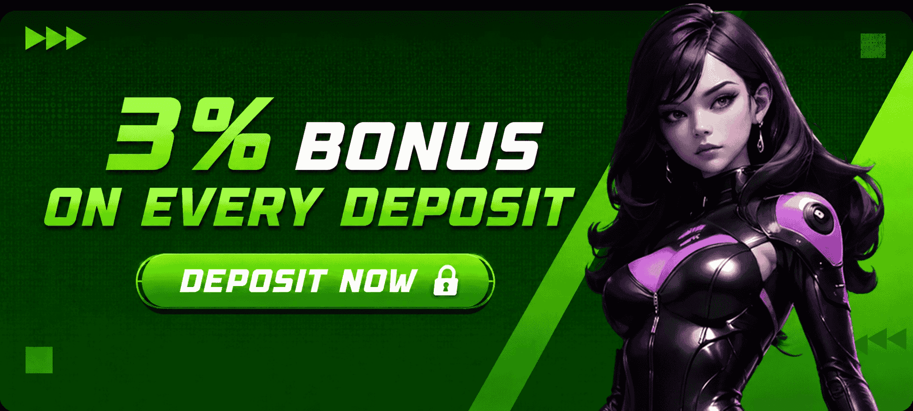 3% Bonus on Every Deposit